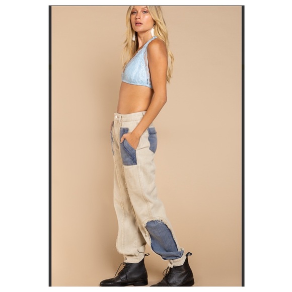 CLEARANCE NOW $25 No. 252 Run small ❤️POL denim jogger pants - Picture 4 of 5